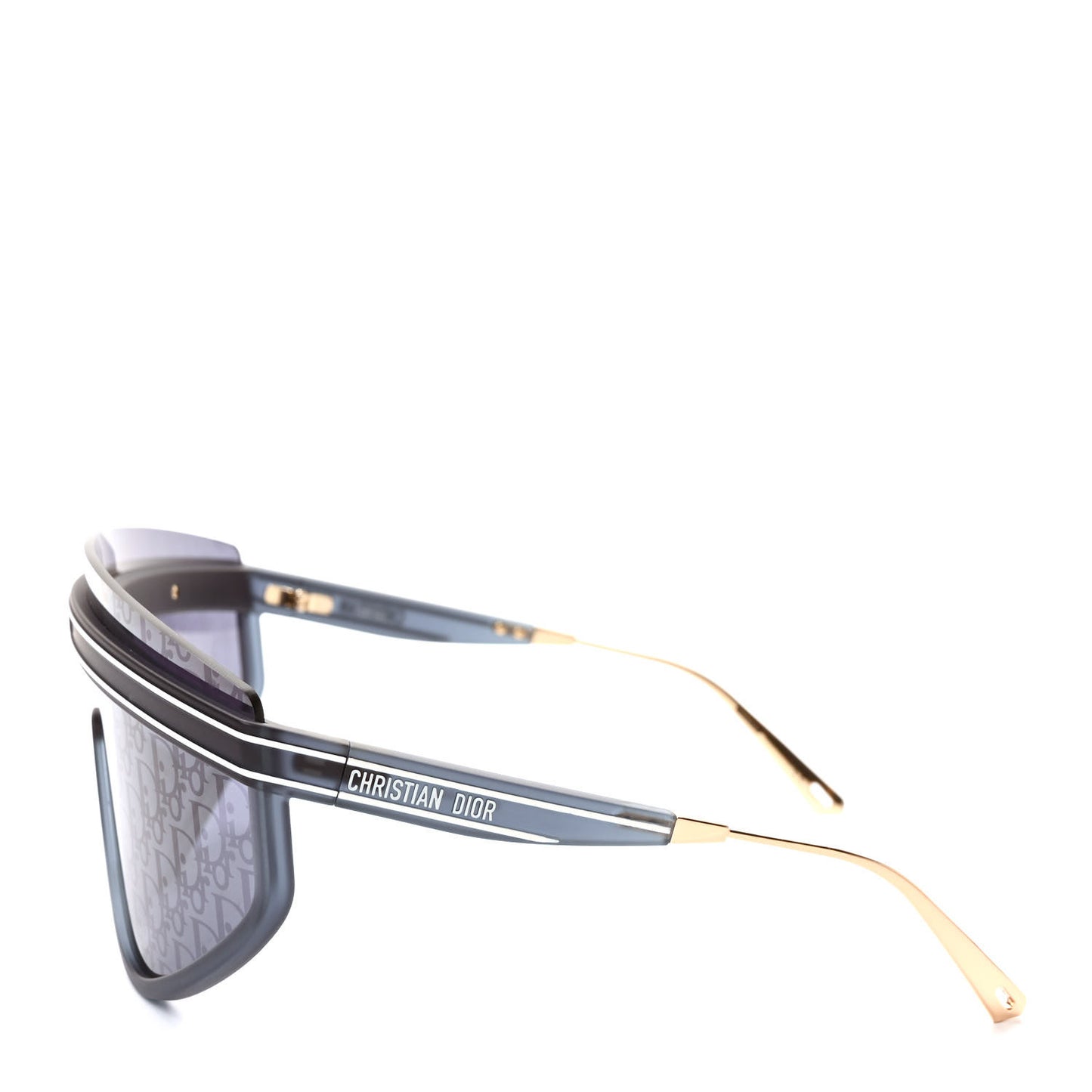 Oblique Mask DiorClub M2U Sunglasses Translucent Blue