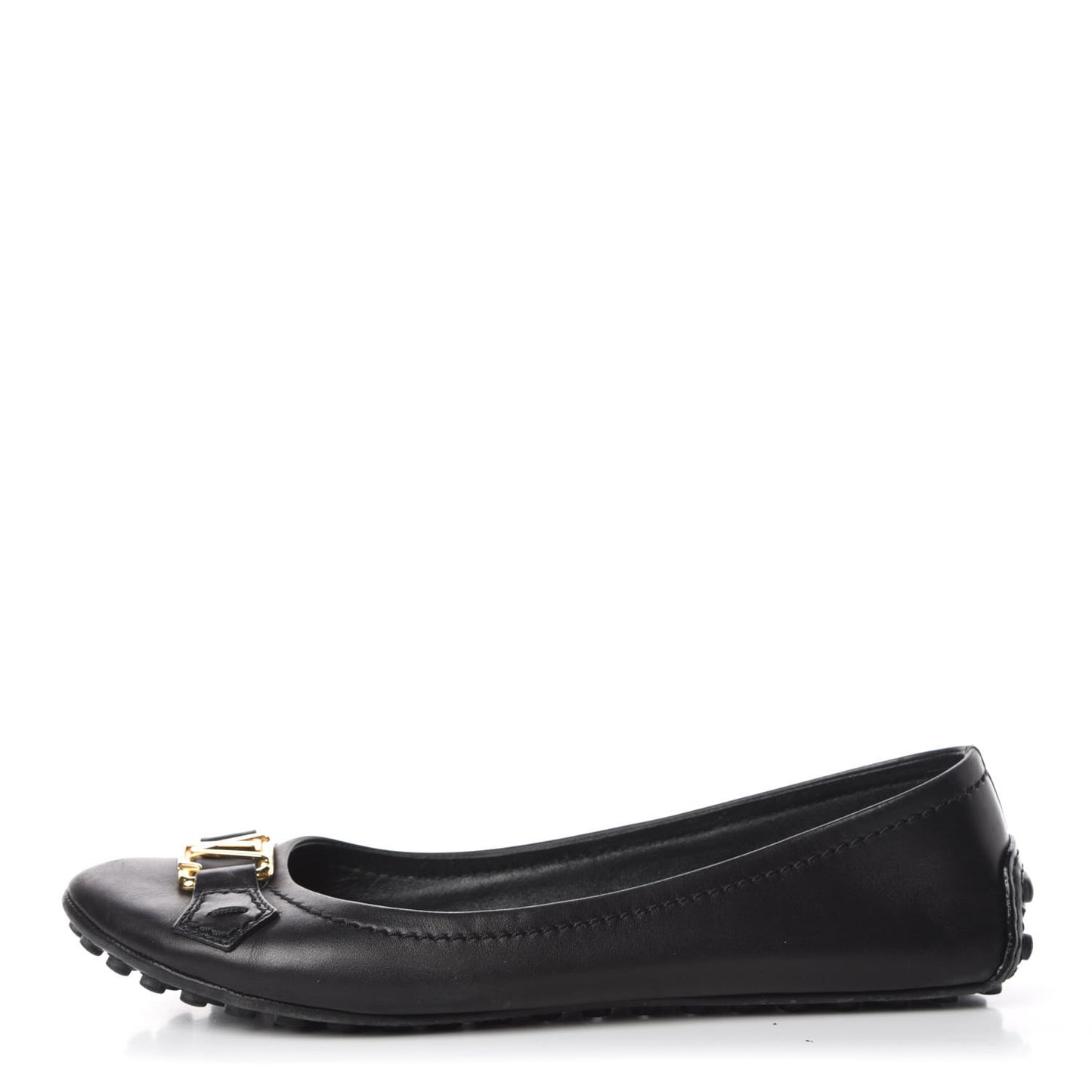Calf Oxford Ballerina Flats 36.5 Black