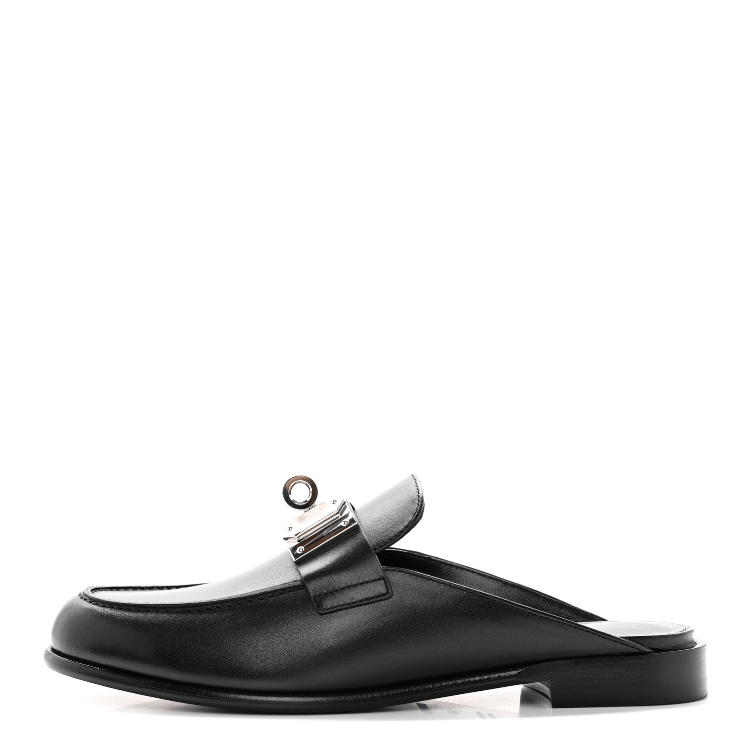 Hermes Calfskin Iota Mules 40 Black 1 of 14