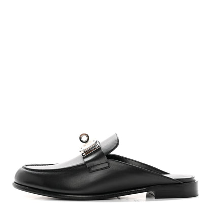 Hermes Calfskin Iota Mules 40 Black 1 of 14