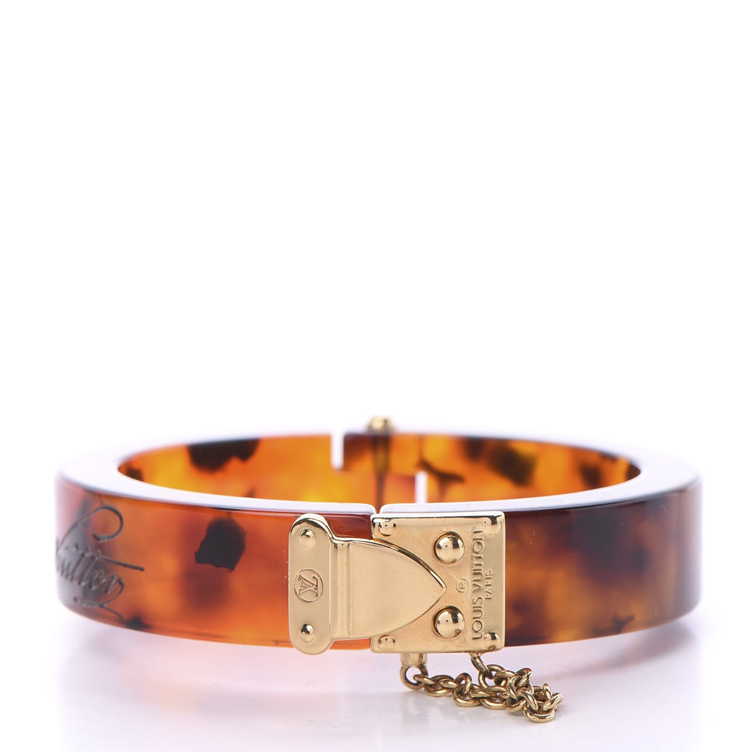 Louis Vuitton Lock Me Bracelet Ecaille 2 of 6