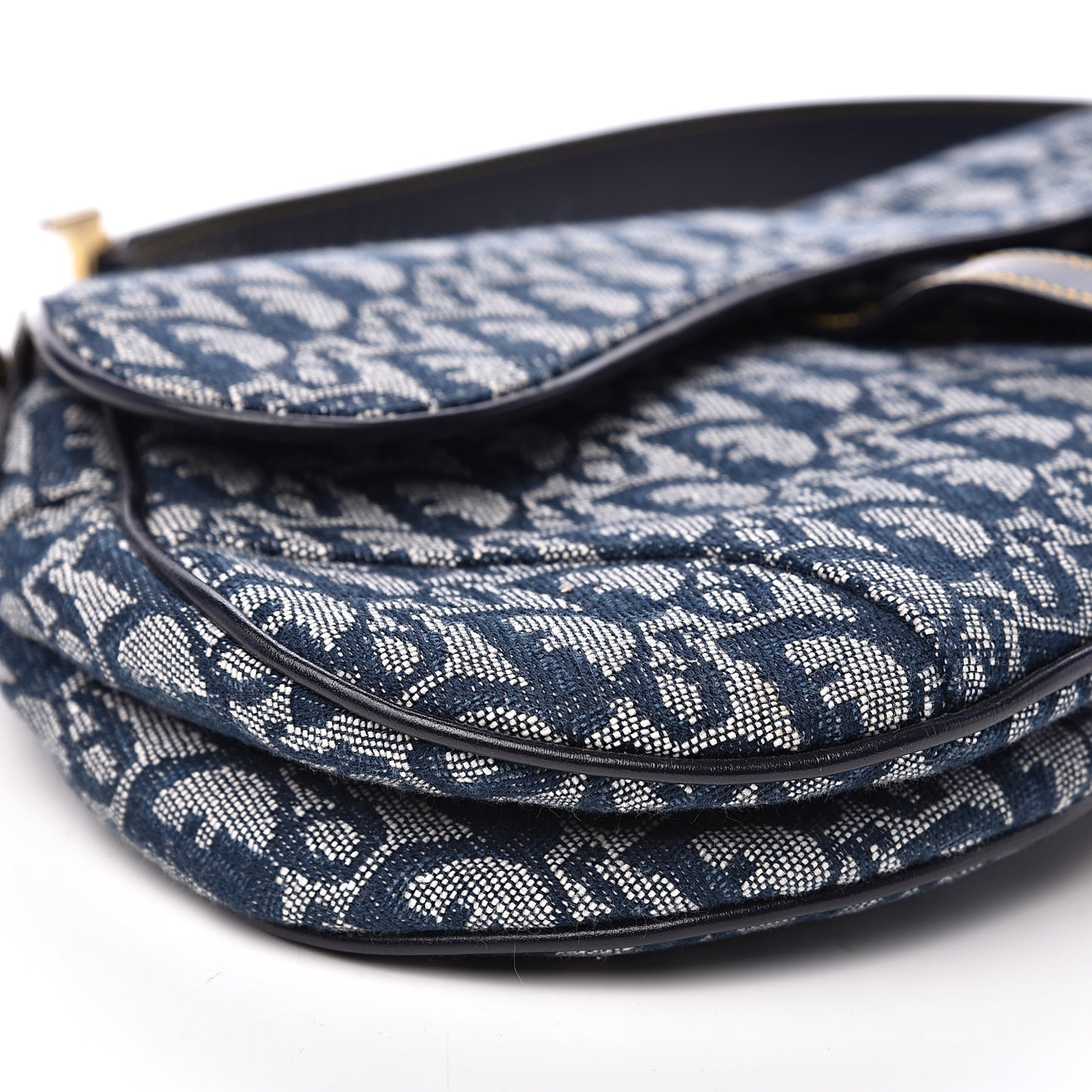 Monogram Saddle Bag Blue