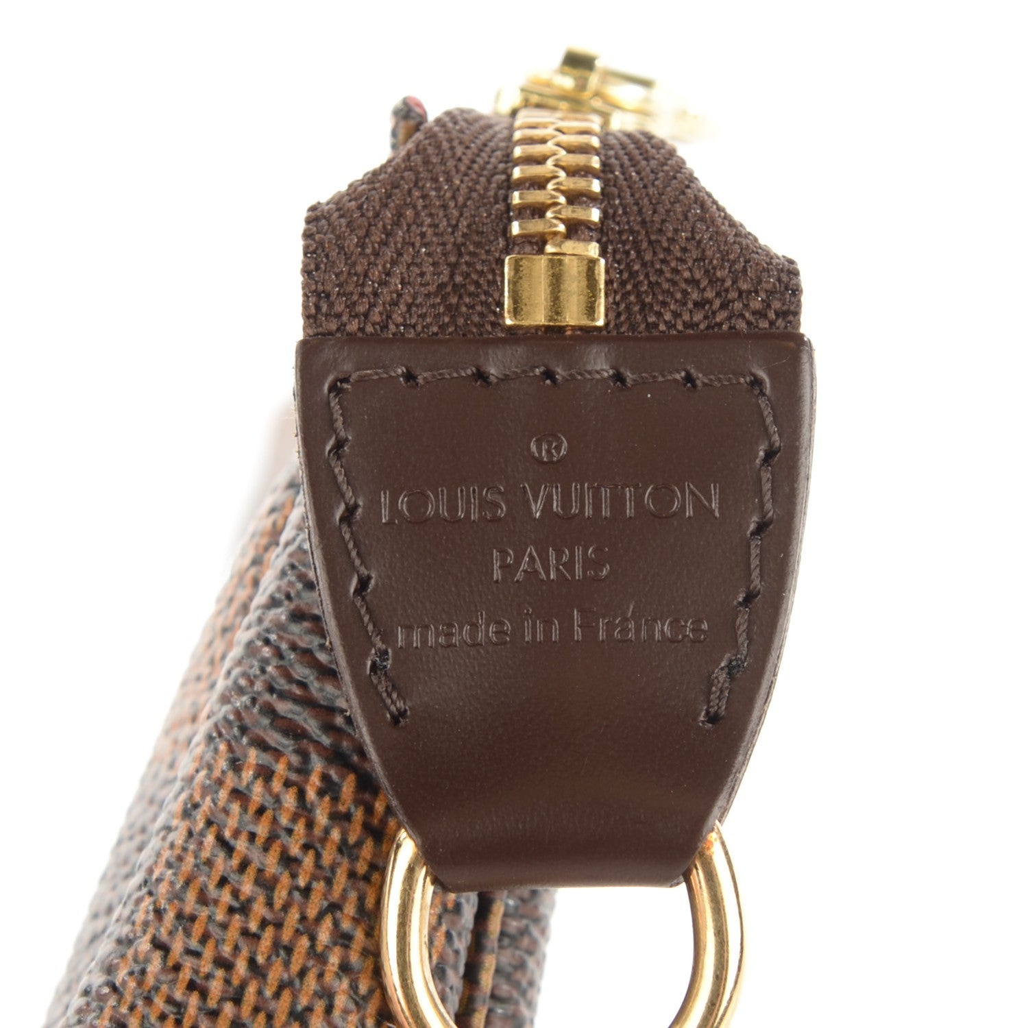 Louis Vuitton Damier Ebene Complice Trunks and Bags Mini Pochette Accessories Red 5 of 7
