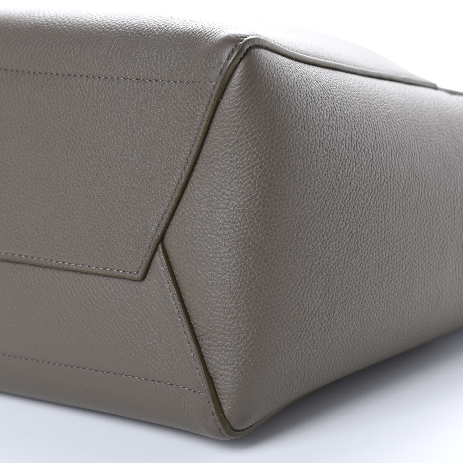 Celine Soft Grained Calfskin Sangle Bucket Bag Taupe 8 of 10