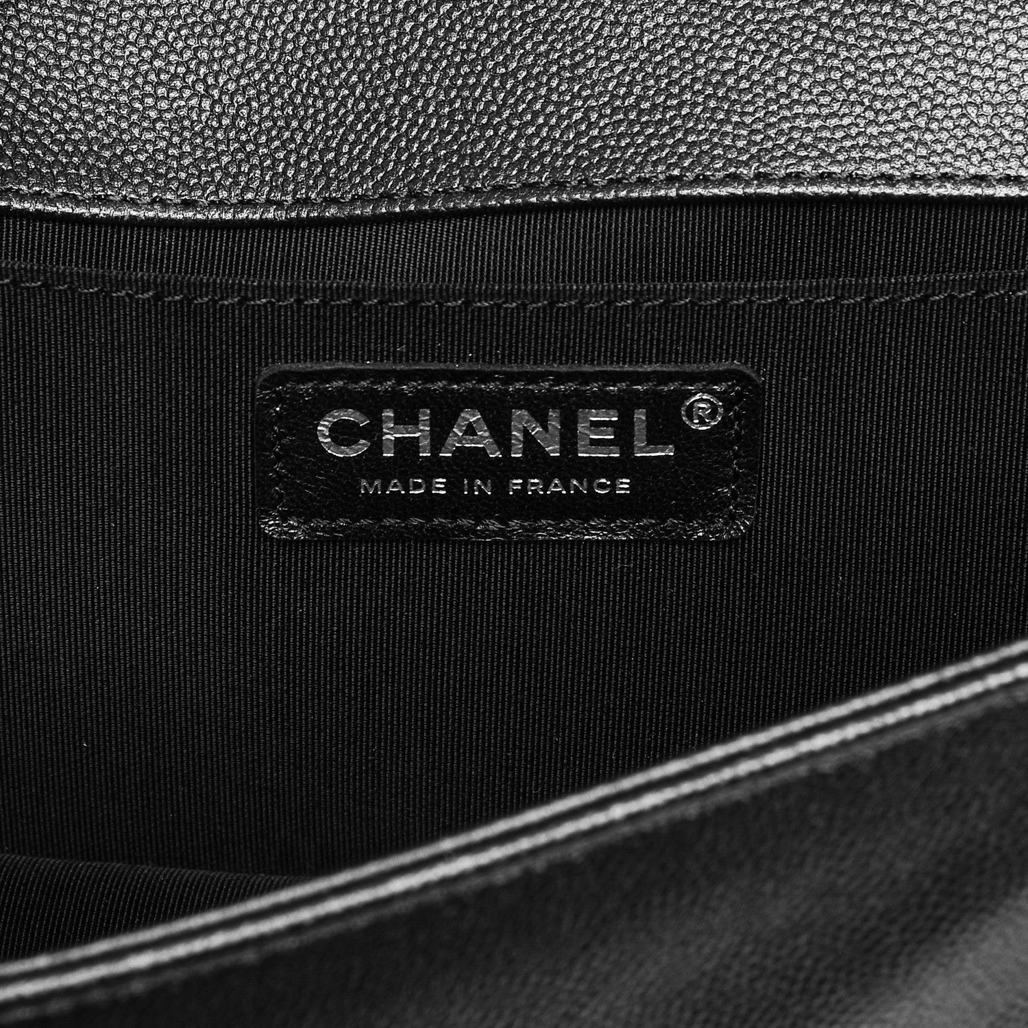 Chanel Caviar Quilted Medium Boy Flap So Black 6 of 7