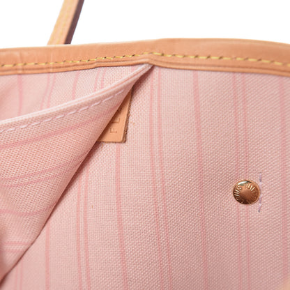 Louis Vuitton Damier Azur Neo Neverfull MM Rose Ballerine 8 of 10