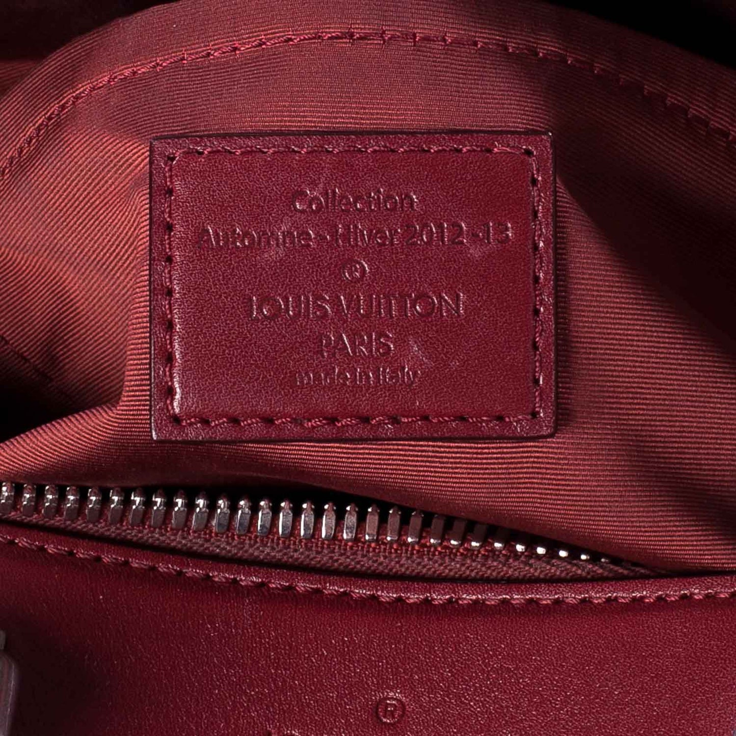 Sequin Monogram Sunshine Express Speedy Burgundy