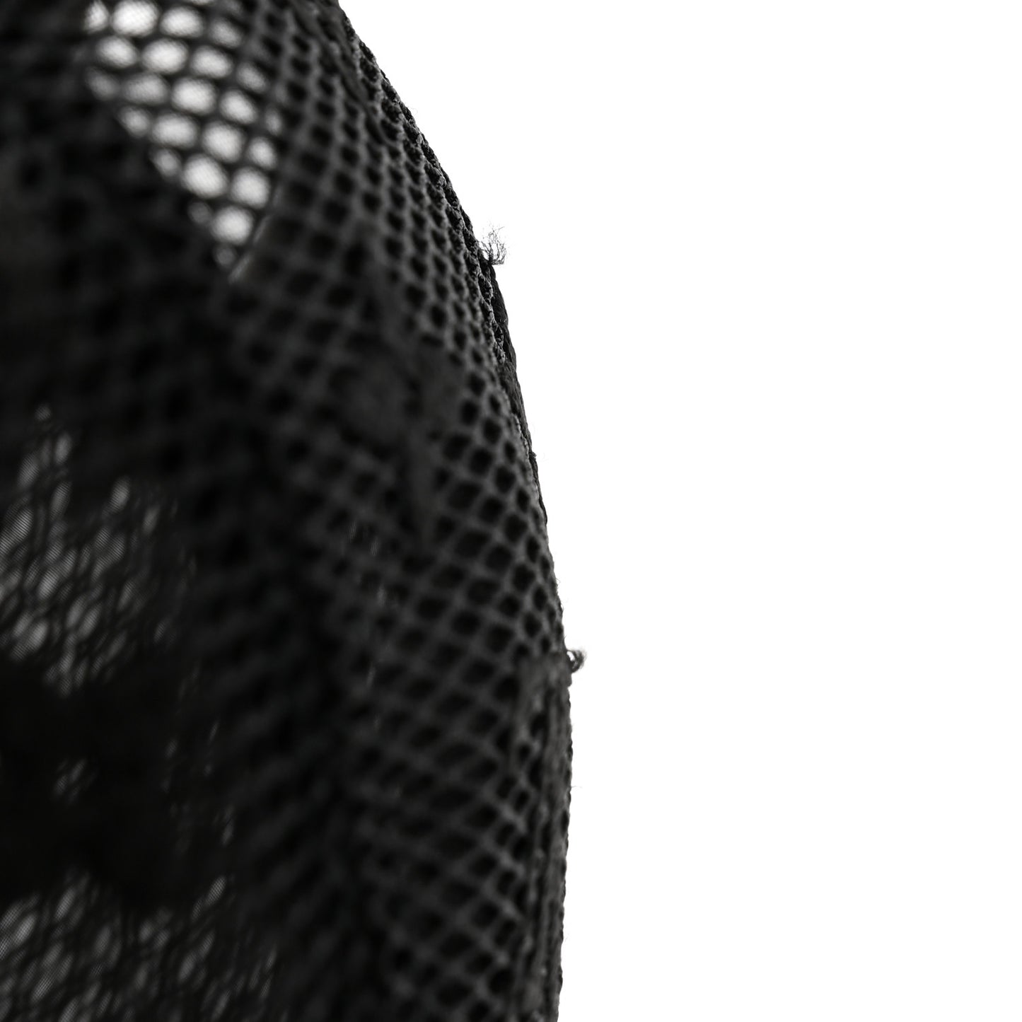 Cotton Mesh LV Signature Cap L Black