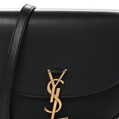 Saint Laurent Smooth Calfskin Monogram Medium Kaia Satchel Black 8 of 10