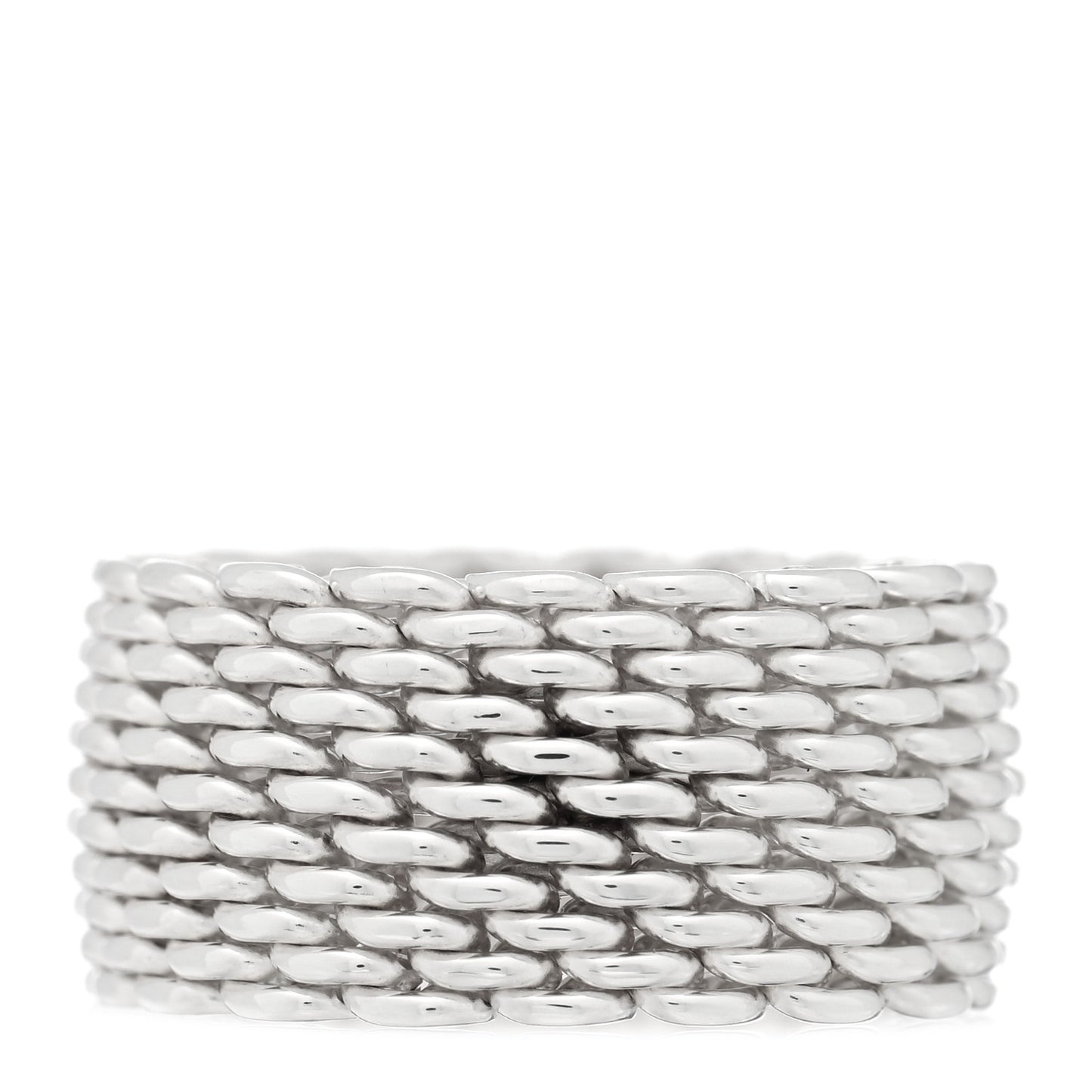 Sterling Silver Somerset Mesh Ring 51 5.75