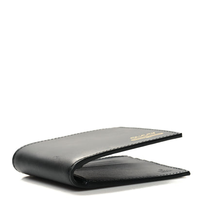 Gucci Plutone Calfskin Logo Bi-Fold Wallet Black 4 of 8