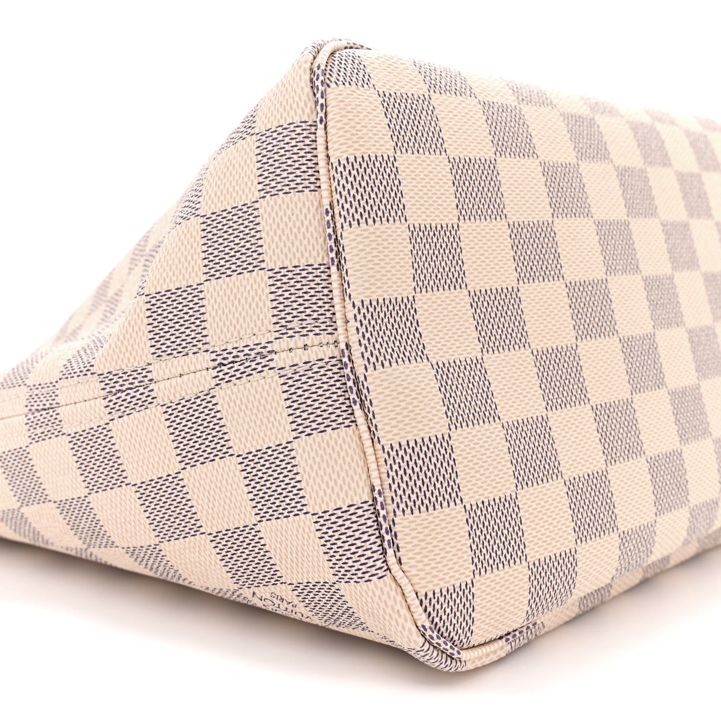 Damier Azur Neo Neverfull MM Rose Ballerine