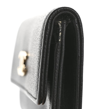 Chanel Goatskin Camellia CC Flap Card Holder Black 10 of 10