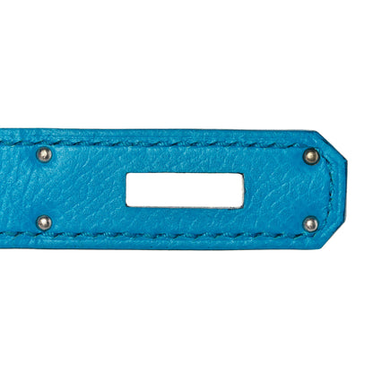 Hermes Epsom Kelly Sellier 32 Bleu Frida 27 of 36