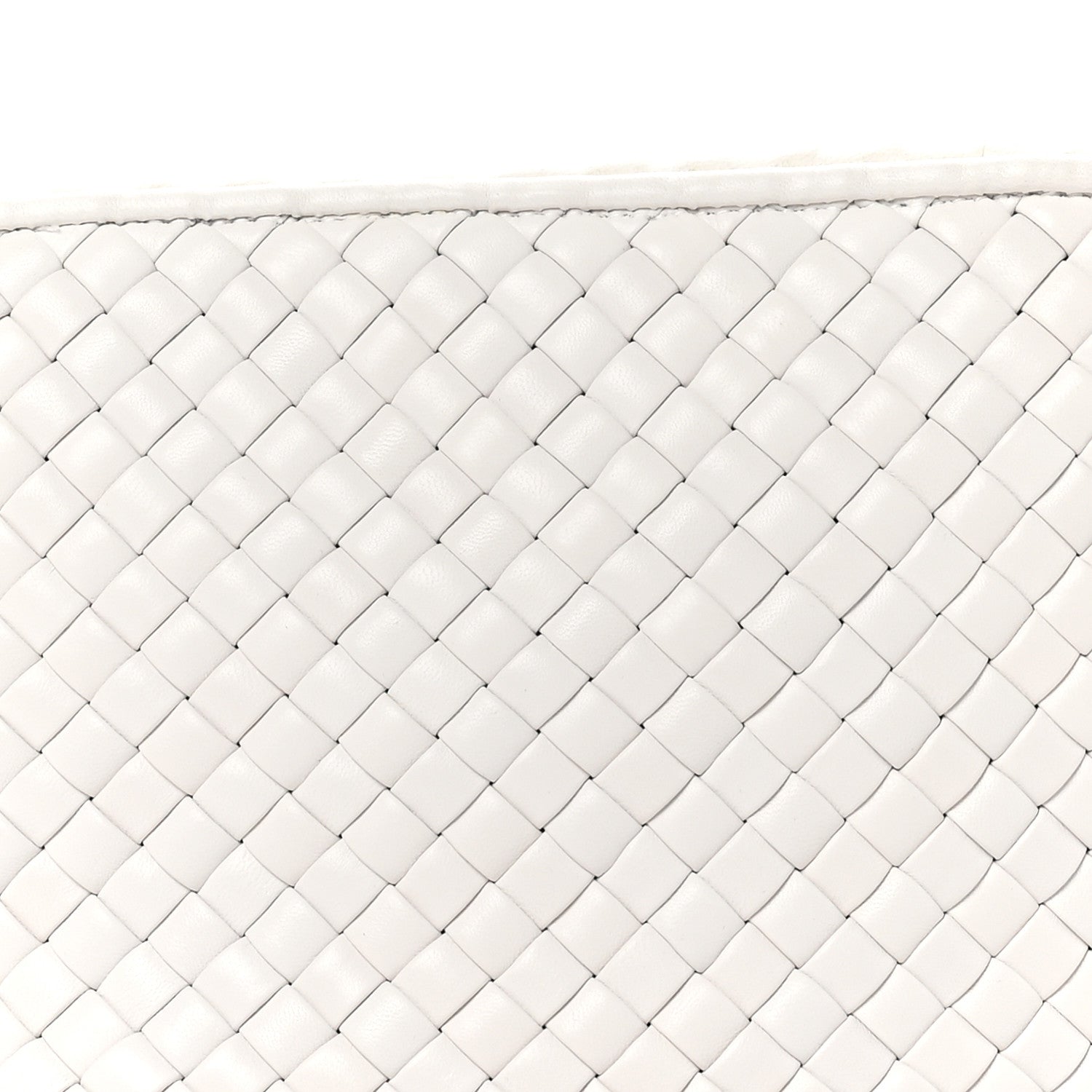 Bottega Veneta Nappa Intrecciato Knot Shoulder Bag White 7 of 9