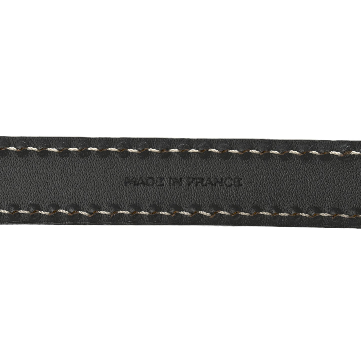 Calfskin Adjustable Shoulder Strap Grey