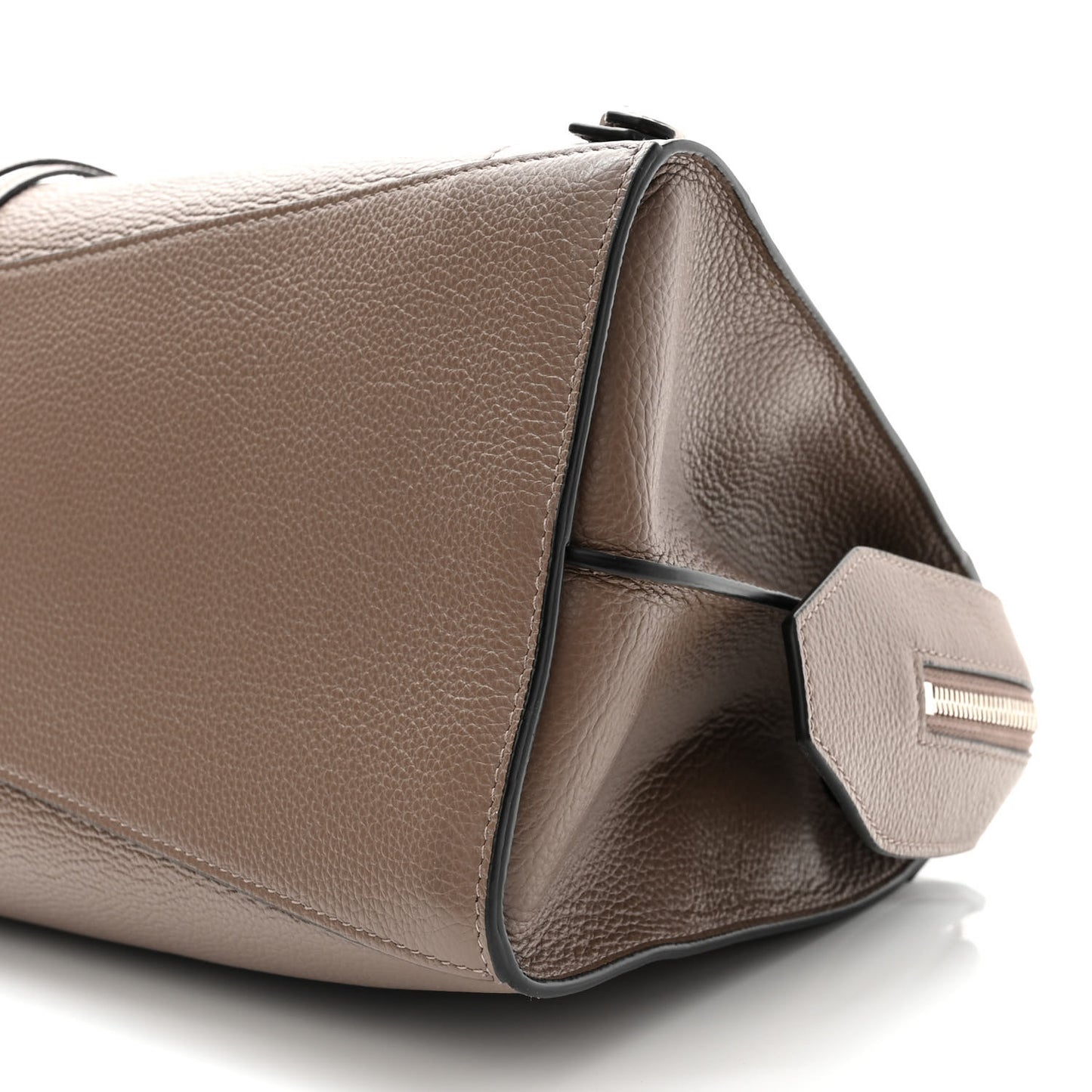 Grained Calfskin Silver Hardware Neo Classic City Mink Grey
