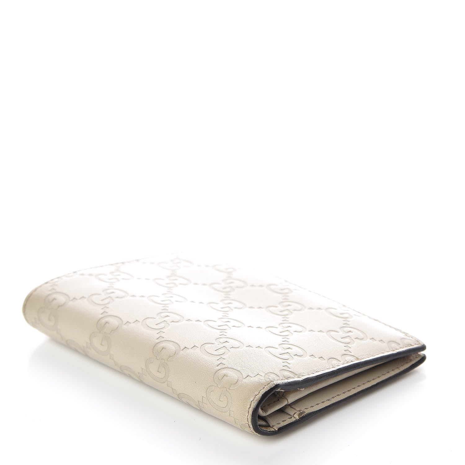 Gucci Guccissima Bi-Fold Wallet White 4 of 17