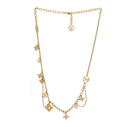 Louis Vuitton Metal Blooming Supple Necklace Gold 3 of 7