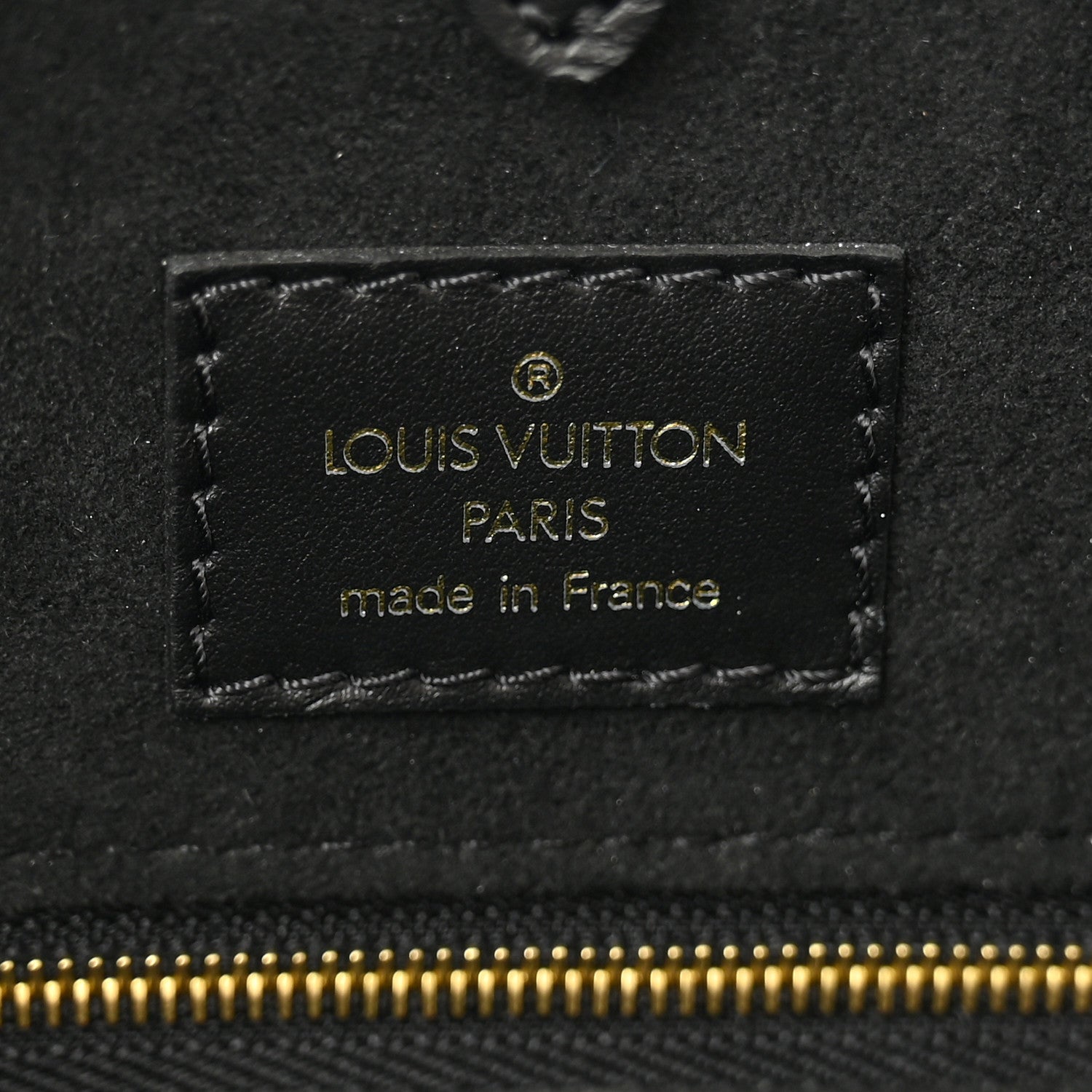 Louis Vuitton Empreinte Monogram Giant Broderies Onthego MM Cream Black 6 of 11