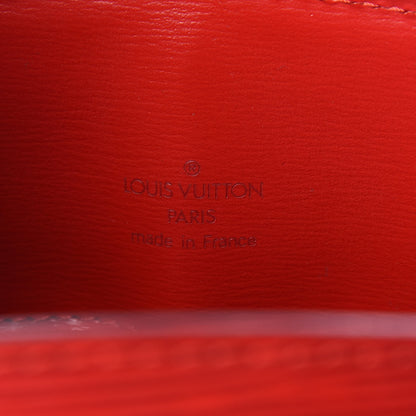 Louis Vuitton Epi Cluny Castillan Red 6 of 10