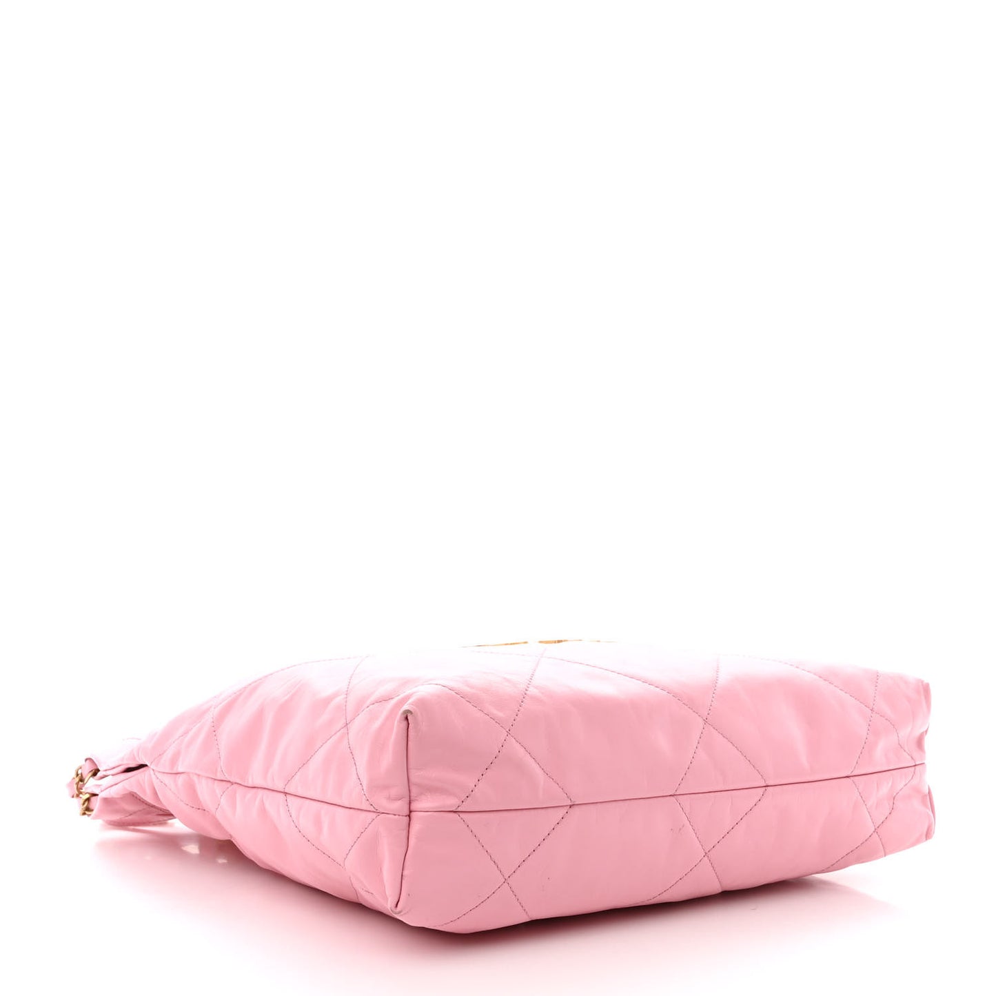 Shiny Calfskin Quilted Small Chanel 22 Pink
