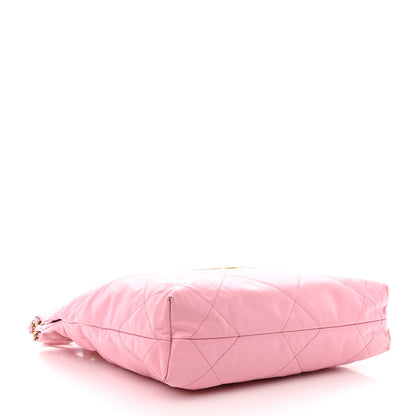 Chanel Shiny Calfskin Quilted Small Chanel 22 Pink 5 of 12