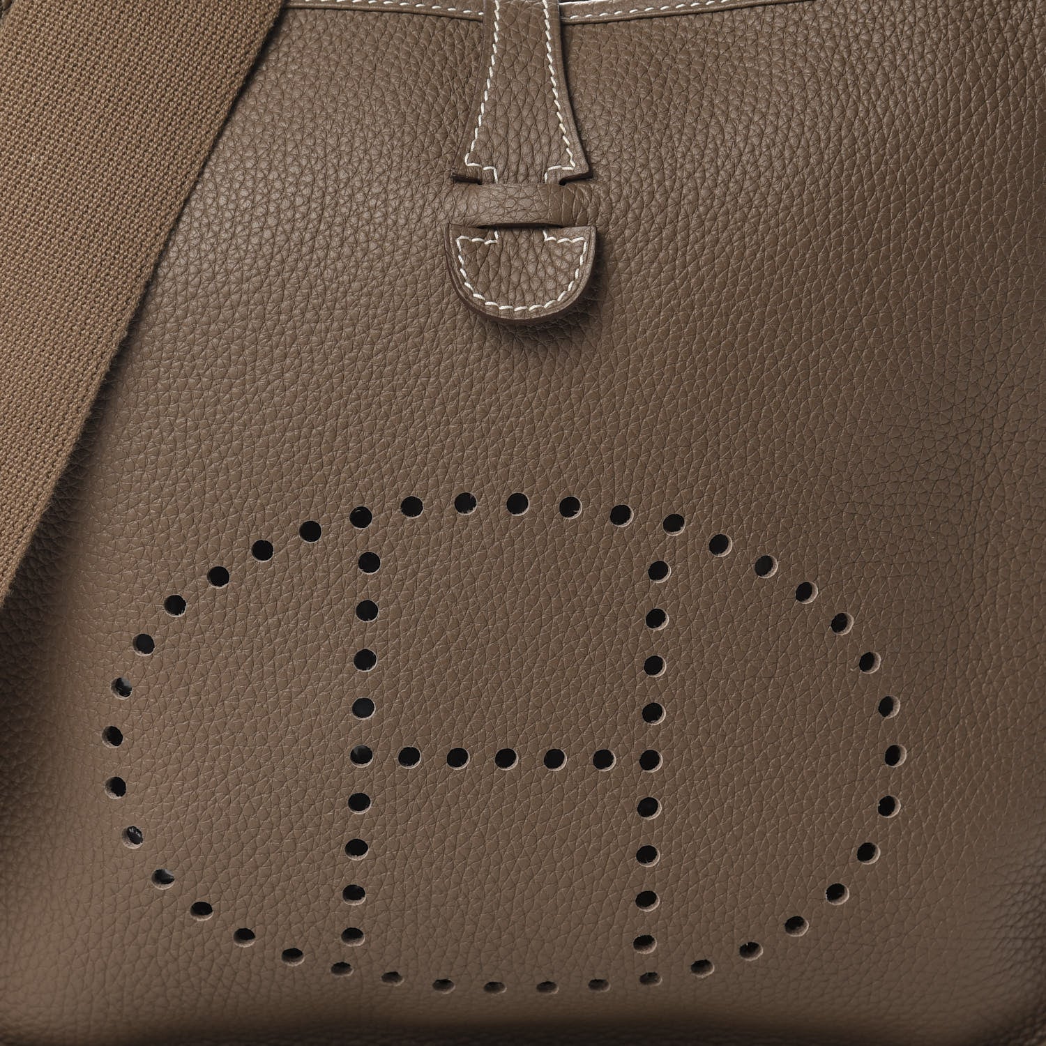 Hermes Taurillon Clemence Evelyne III PM Etoupe 10 of 10