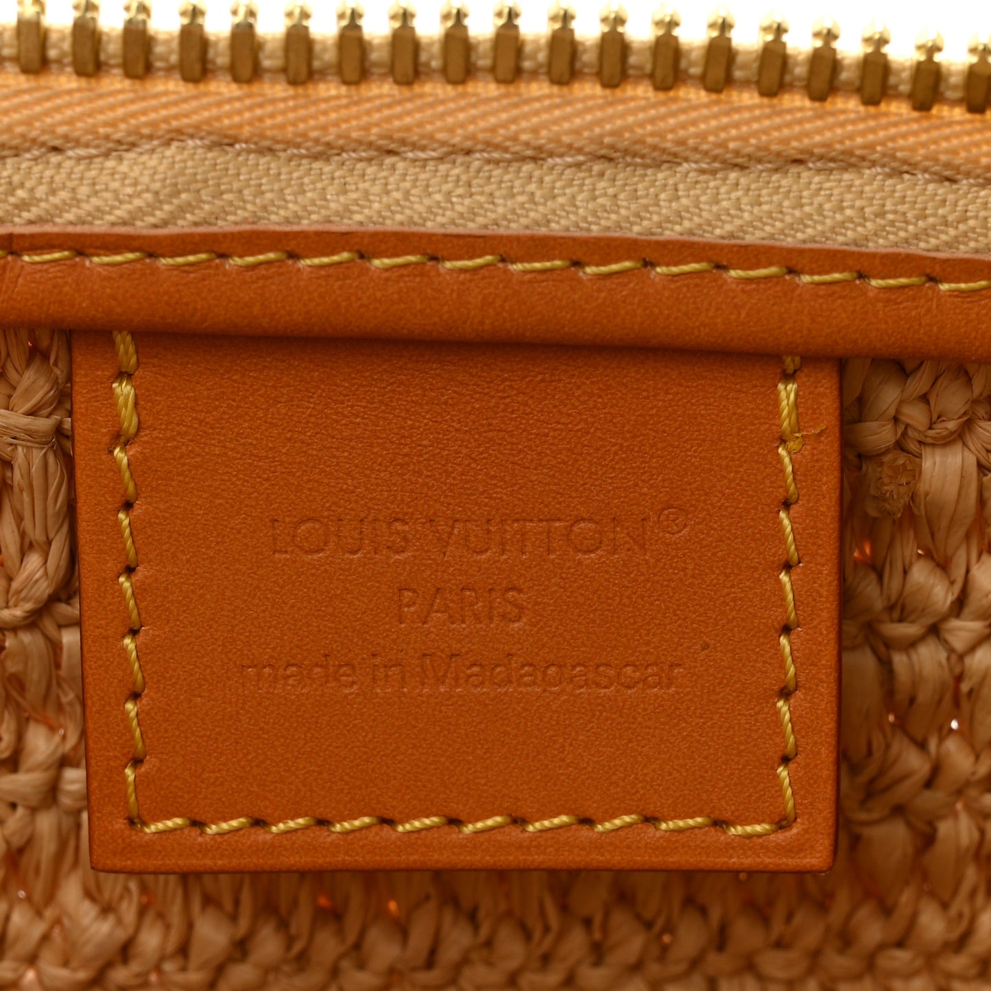 Raffia Speedy Bandouliere 30 Natural Tan