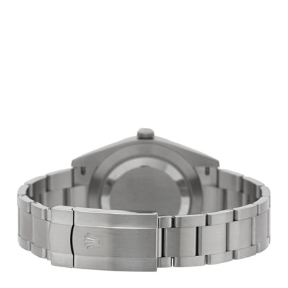 Rolex Stainless Steel 41mm Oyster Perpetual Watch Bright Blue 124300 3 of 4