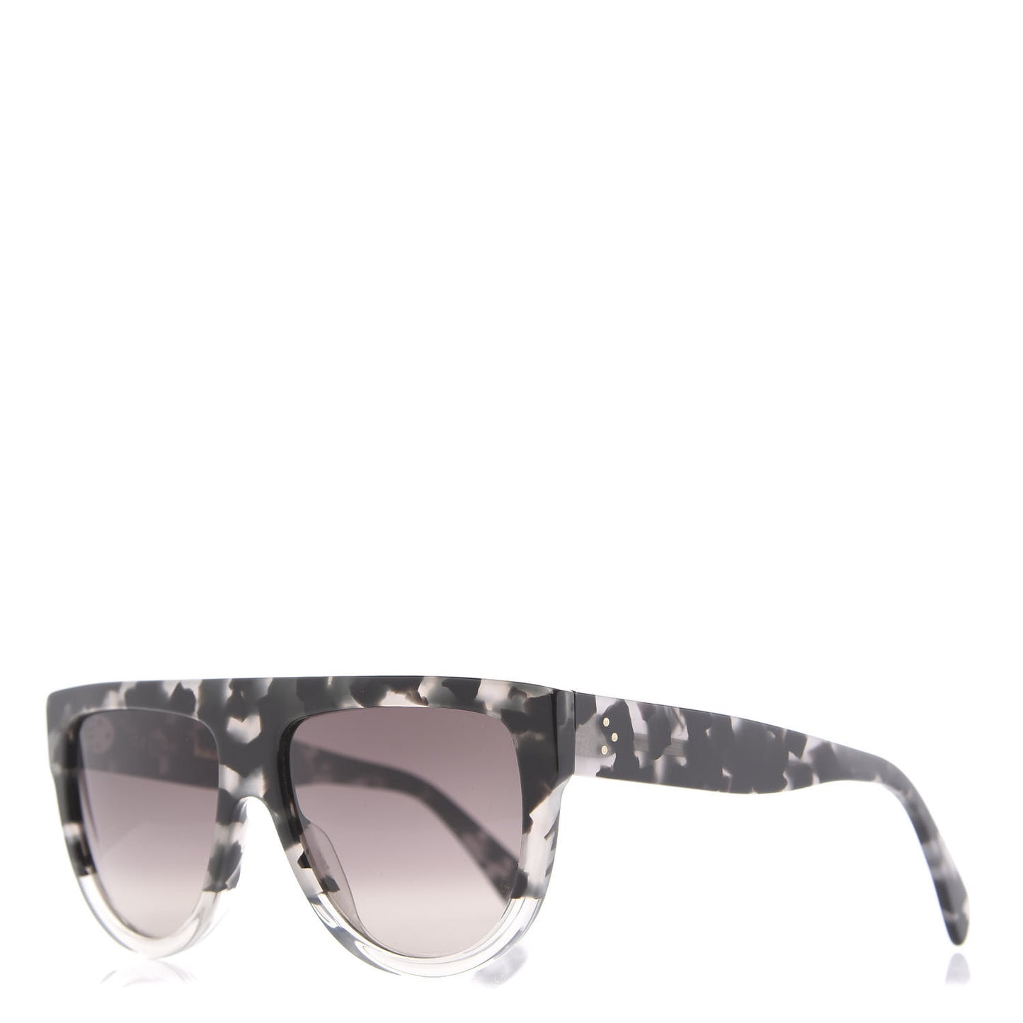 Acetate Aviator Sunglasses CL 40001 Grey Black