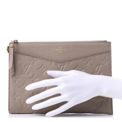 Louis Vuitton Empreinte Pochette Melanie MM Tourterelle 2 of 9