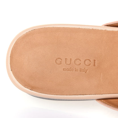 Gucci Malaga Kid Womens Princetown Slippers 38.5 Skin Rose 9 of 11