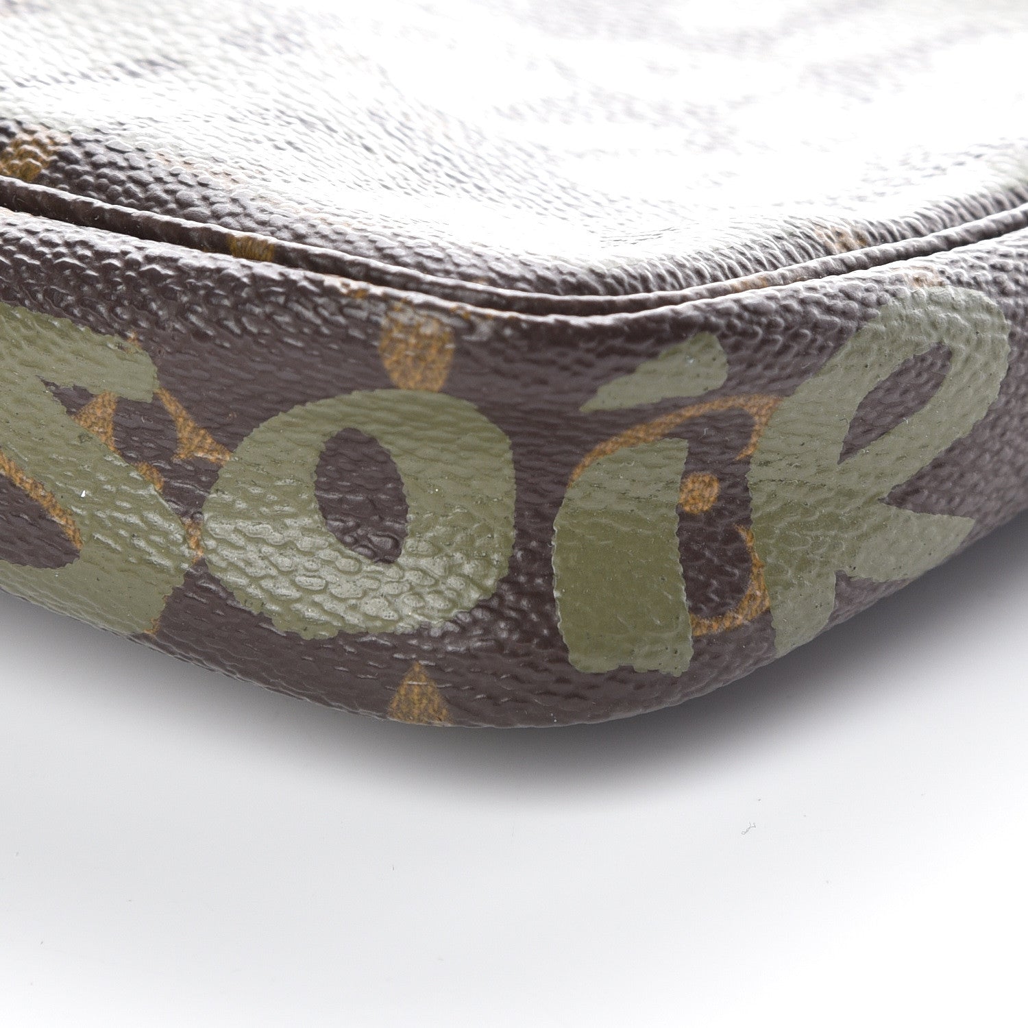 Louis Vuitton Monogram Graffiti Pochette Accessories Kaki 9 of 9