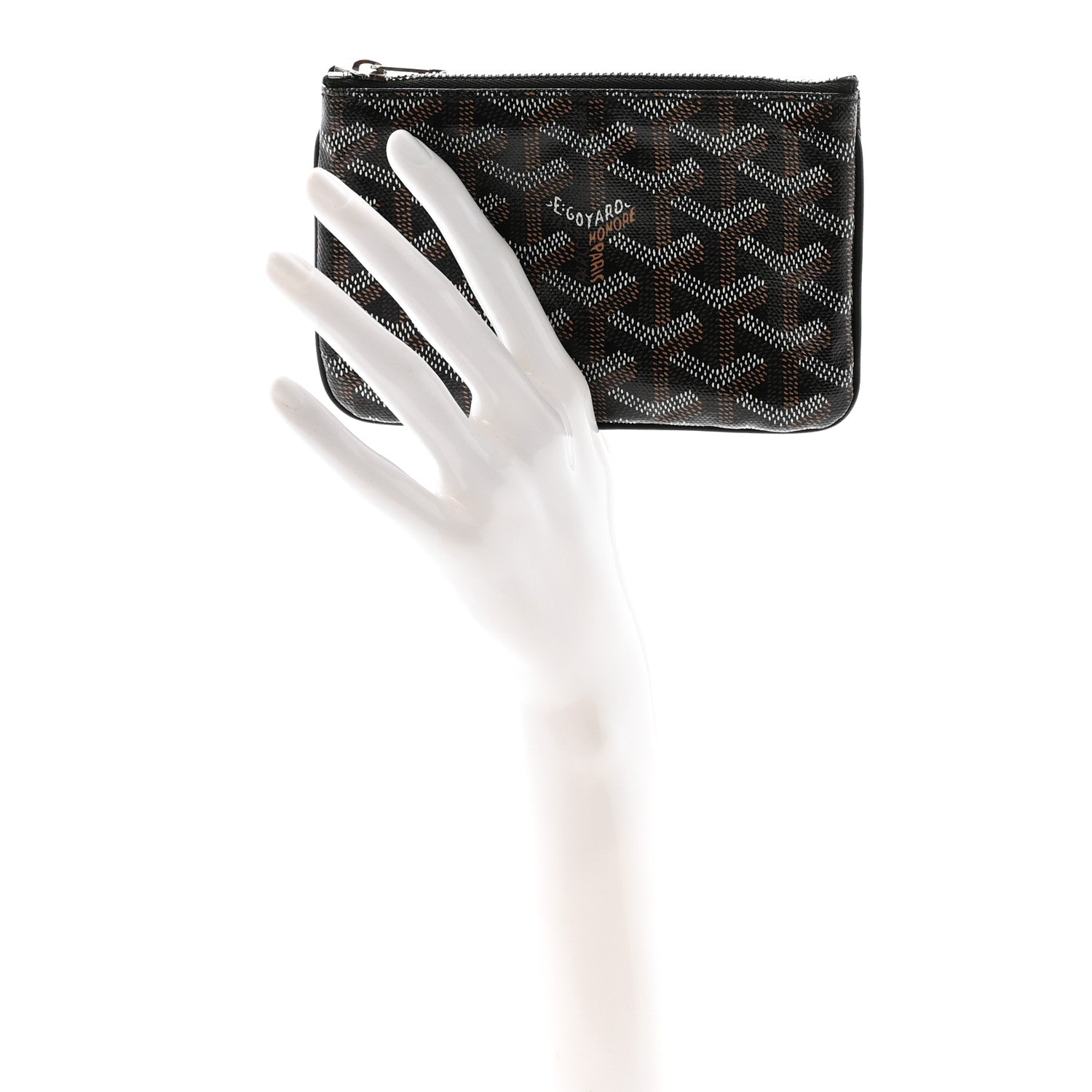 Goyard Goyardine Mini Senat Pochette Black 2 of 7