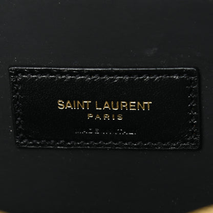 Saint Laurent Lambskin Quilted Lolita Cosmetic Pouch Black 6 of 8