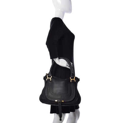 Chloe Calfskin Medium Marcie Satchel Black 3 of 9