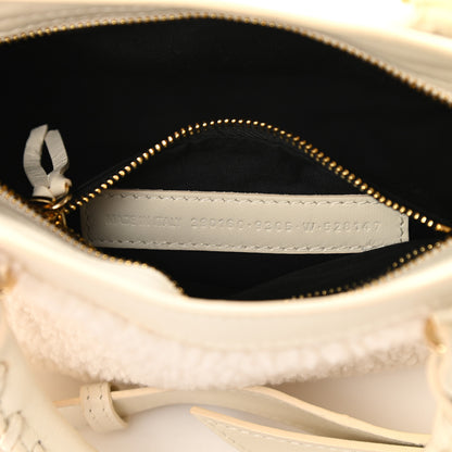 Balenciaga Shearling Nappa Gold Metallic Edge Hardware Mini City Cream 7 of 9
