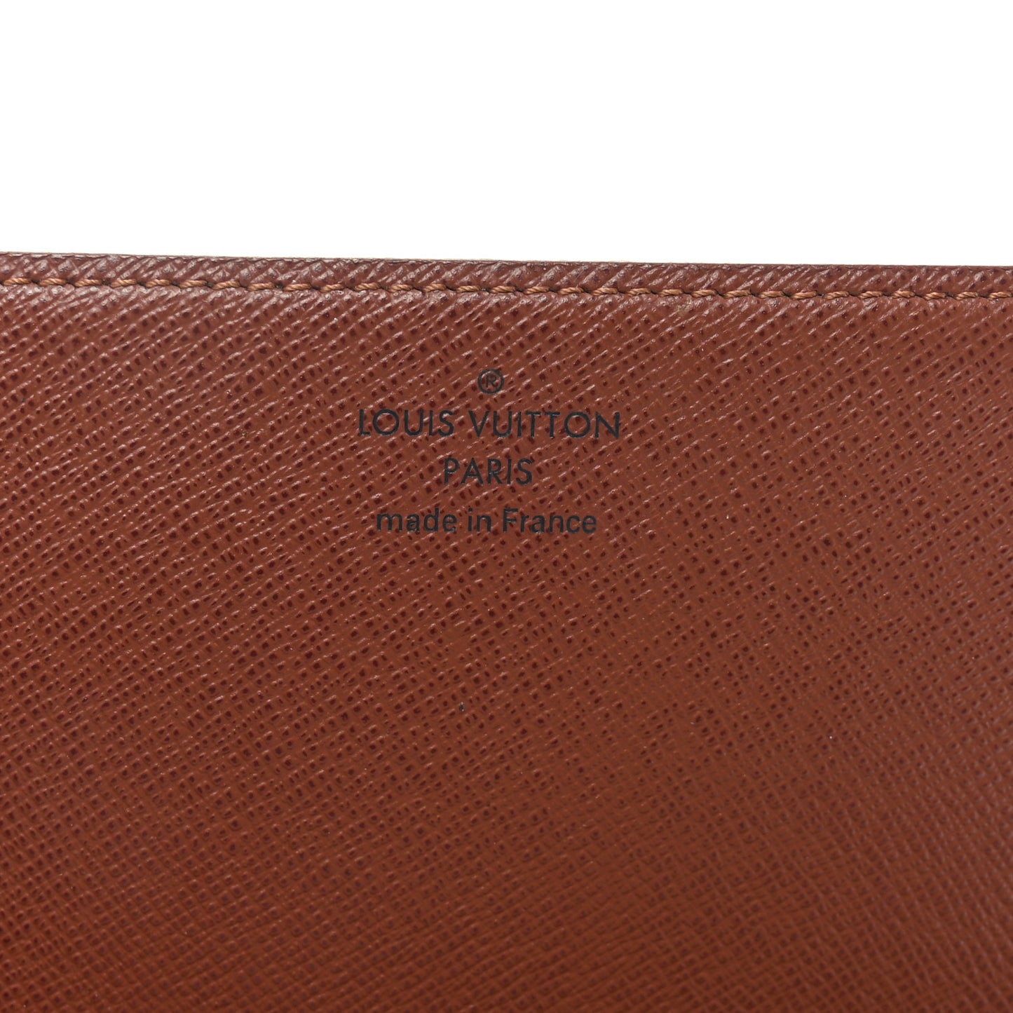 Monogram Simple Checkbook Holder Wallet Cover