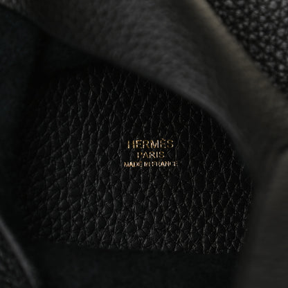 Hermes Taurillon Clemence Picotin Lock 18 PM Black 6 of 13