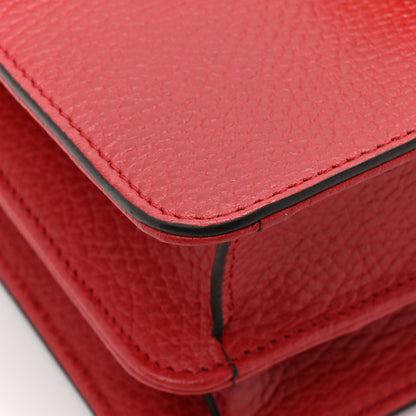 Gucci Dollar Calfskin Small Interlocking G Shoulder Bag Red 11 of 12