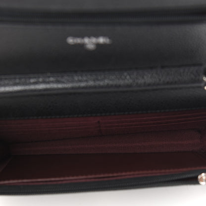 Chanel Caviar Quilted Wallet On Chain WOC Black 5 of 10