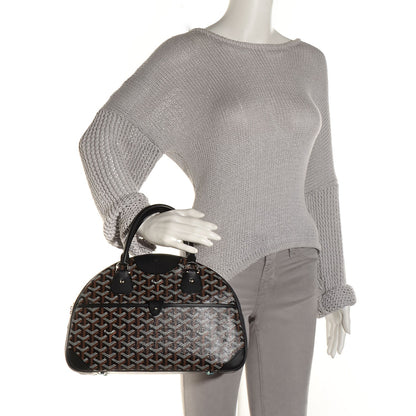 Goyard Goyardine Saint Jeanne MM Bowler Black 2 of 7