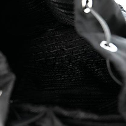 Prada Nylon New Vela Studded Backpack Black 5 of 11