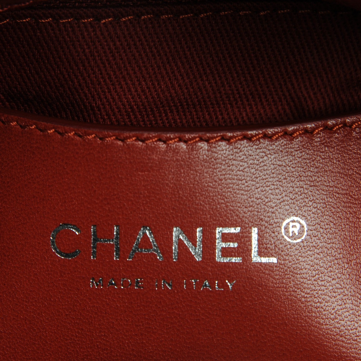Chanel Glazed Calfskin Large Just Mademoiselle Bowling Bag Dark Red 6 of 7