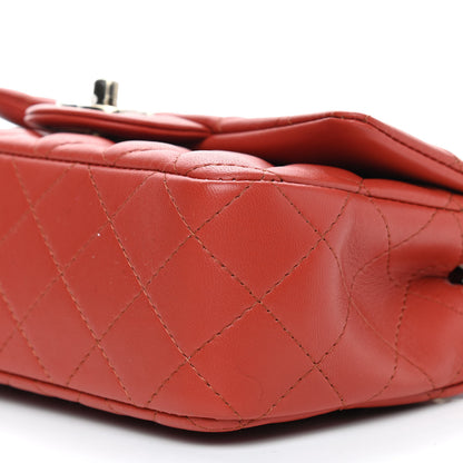 Chanel Lambskin Quilted Mini Rectangular Flap Brown 9 of 9