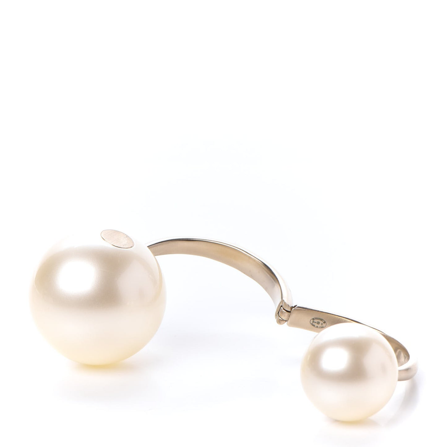 Double Pearl Cuff Gold