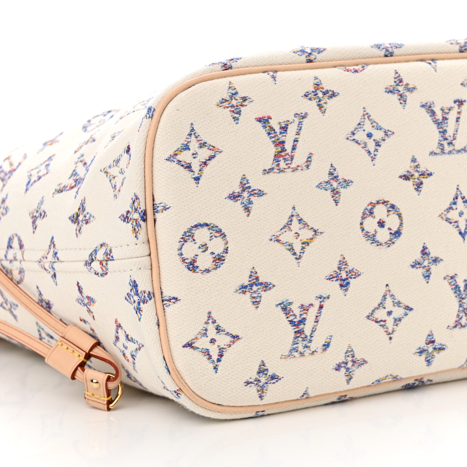Louis Vuitton Monogram Jacquard Neverfull MM Multicolor Beige 9 of 10