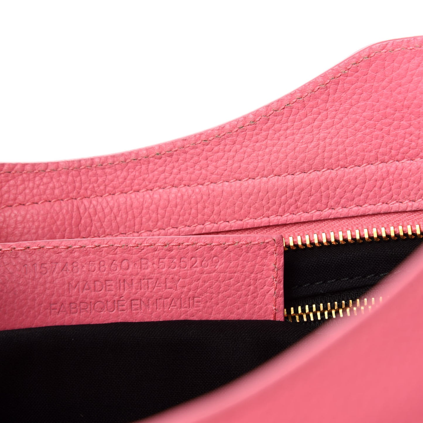 Veau Gravier Classic Gold Hardware City Rose Dragee