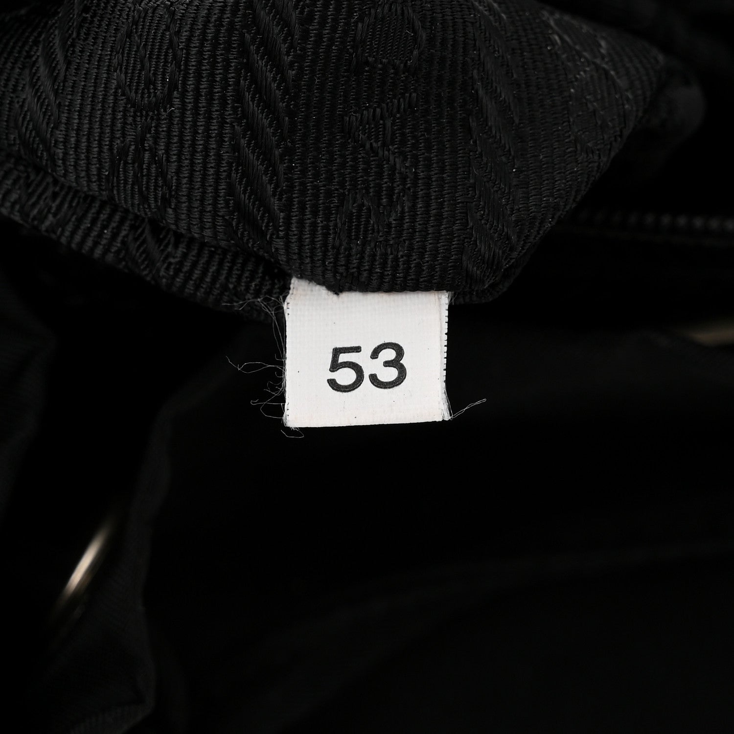 Prada Tessuto Nylon Vela Cinch Backpack Black 7 of 10